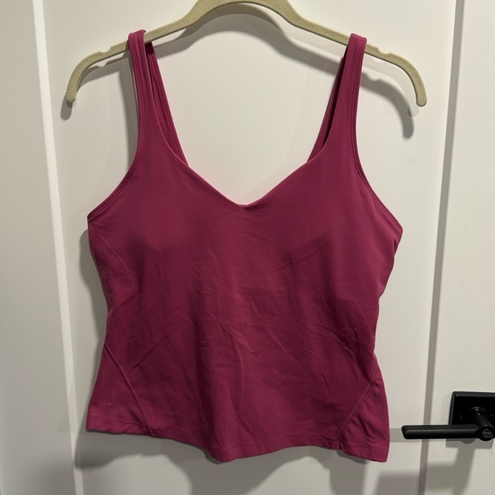 Lululemon Align Tank Size 12 Dusty Pink EUC
